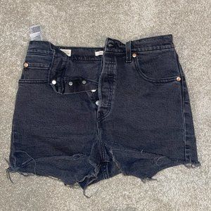 Vintage Levi Black Rib Cage Shorts - Size 29